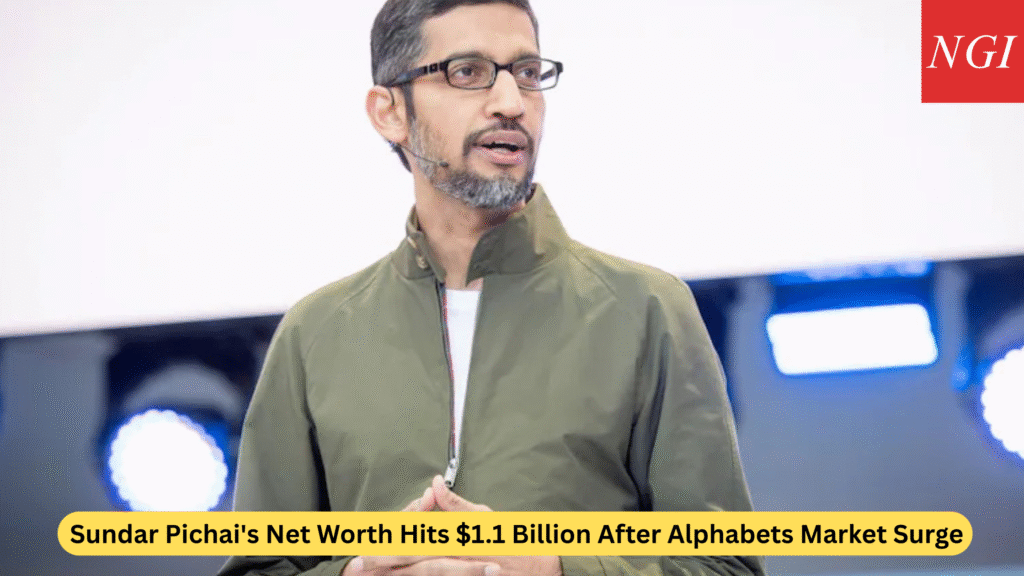 Sundar Pichai's Net Worth Hits $1.1 Billion After Alphabets Market Surge