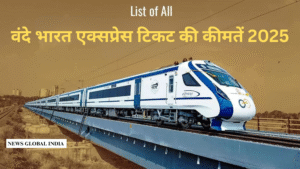 Vande Bharat Express Ticket Prices 2025